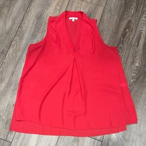 Spense Red/Pink Sleeveless Women's Top